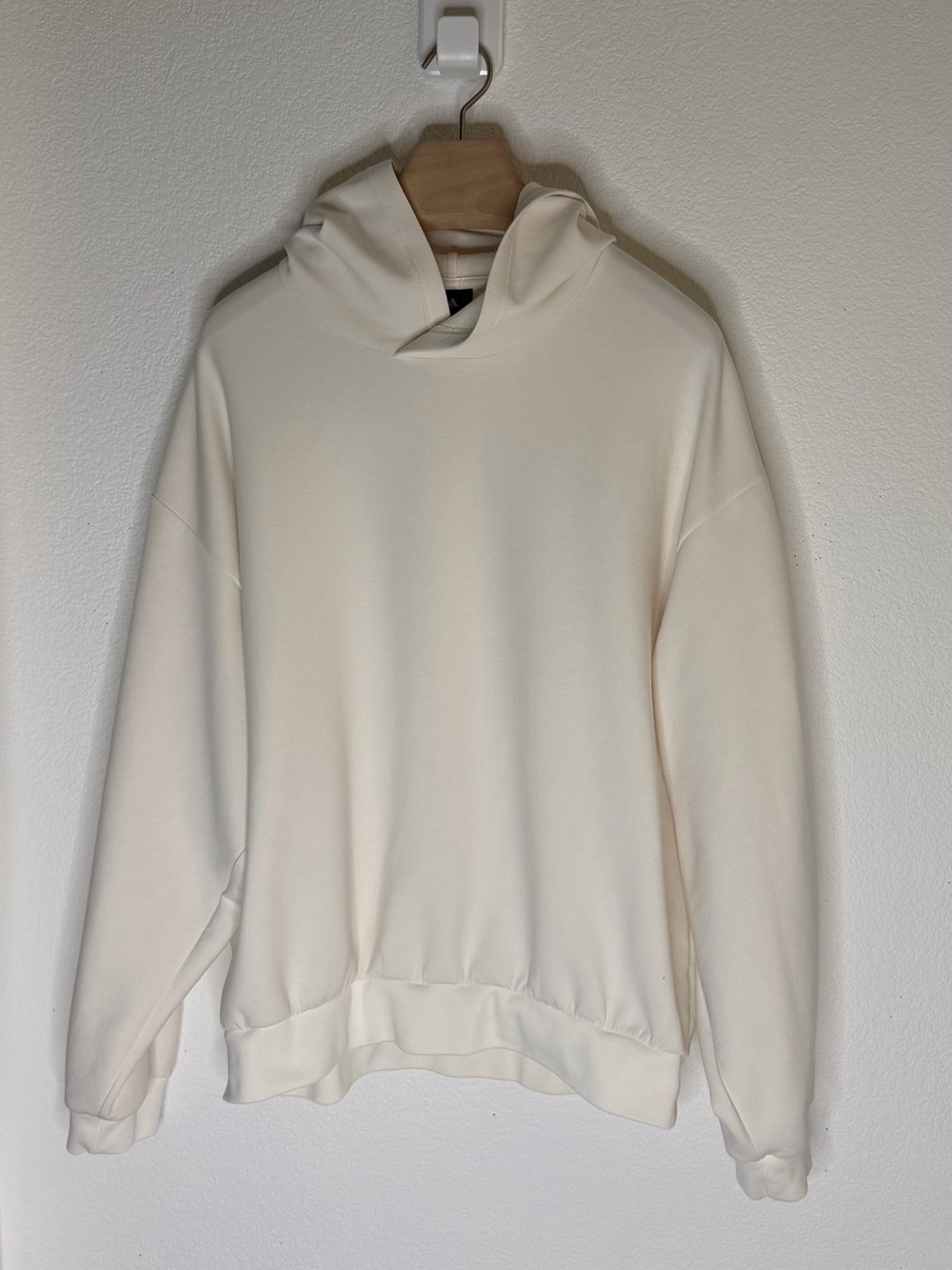 Adidas Soft Luxe Hoodie (L) and Pants (M) in Off White